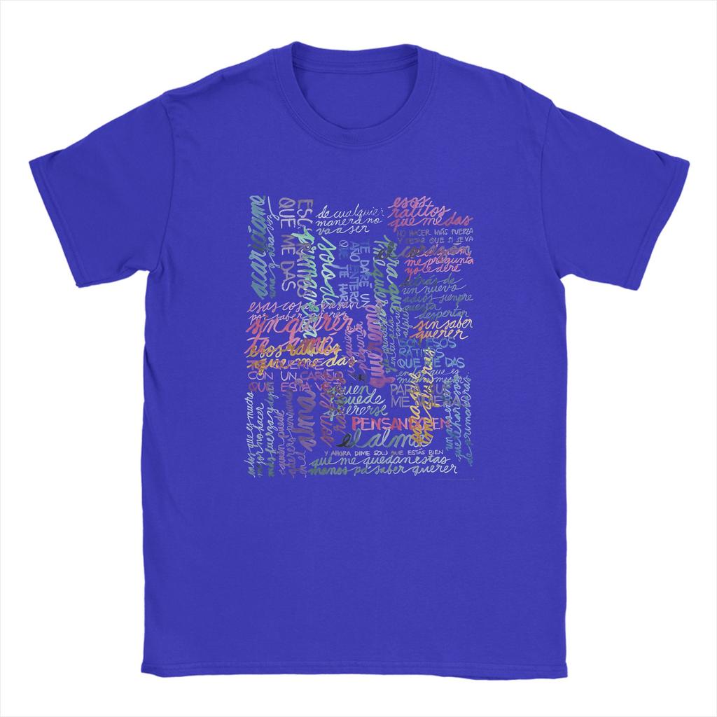 Singer AAlejandro SSanz TShirt for Unisex  Novelty Cotton Tees Crewneck Short Sleeve T Shirts Plus Size Tops