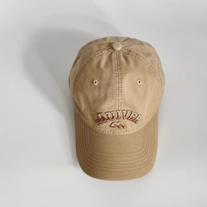 High quality Three dimensional Letter Embroidered Baseball Cap Trendy Korean Version Deepened Widened Face Shape Men and Women Baseball Cap