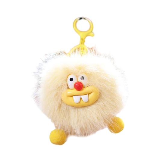 Doll Pendant Keychain Eggette Shape Plush Doll Lightweight Key Holder Easy to Carry Keychain Backpack Accessories