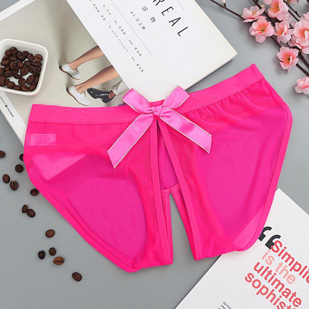 Sexy Seamless Mesh Briefs Panties Lingerie Thongs