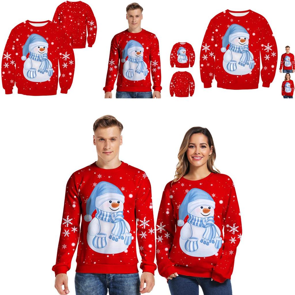 Festive Women's Xmas Jumper With Soft Material And Breathable Long Sleeves