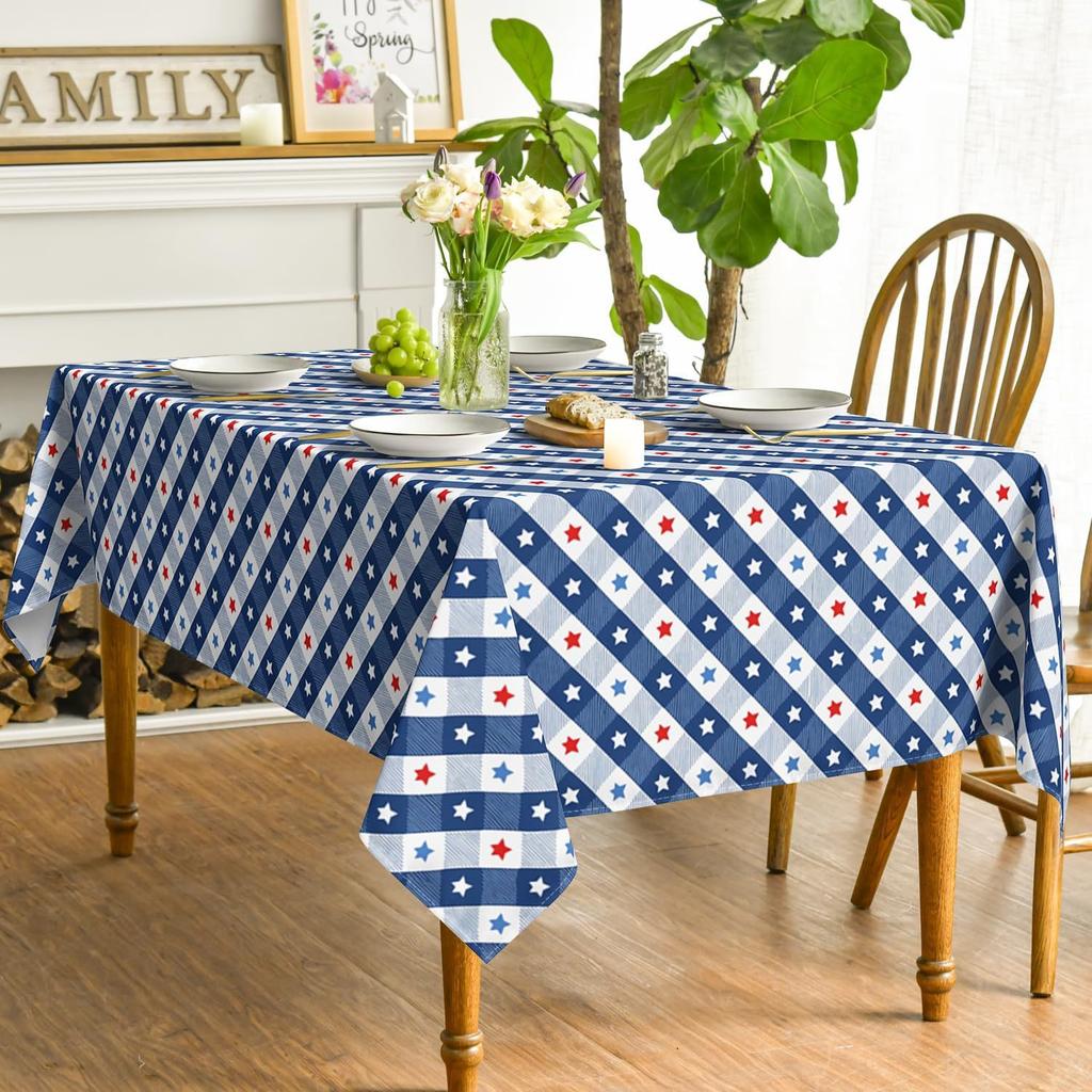 Independence Day Creative Tablecloth Home Festive Dining Table Coffee Table Dustproof Beautiful Decoration
