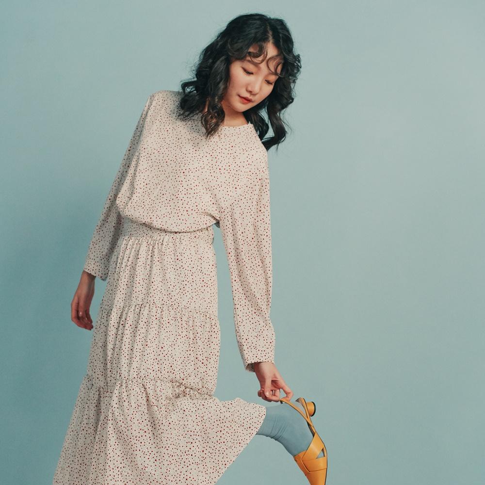 PREENJ Round 3-Pleated Long Dress