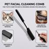 Pet Facial Comb for Dogs and Cats with Fine Teeth Design for Eye and Mouth Hair Cleaning