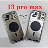 Original For iPhone 13 Pro Max Rear Housing Assembly With Battery Back Cover+Middle Chassis Frame+SIM Tray+Side Key Parts
