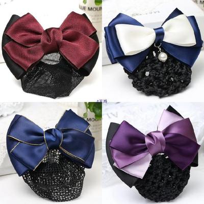 Elegant Korean Hair Snood: Professional Flower Clip for Updos