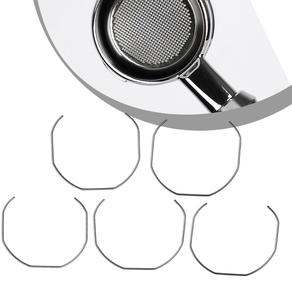 5Pcs For 51/54mm,58mm Coffee Portafilter Basket Spring Coffeeware Spring Filter Holder Locking Parts Coffee Tools Accessories