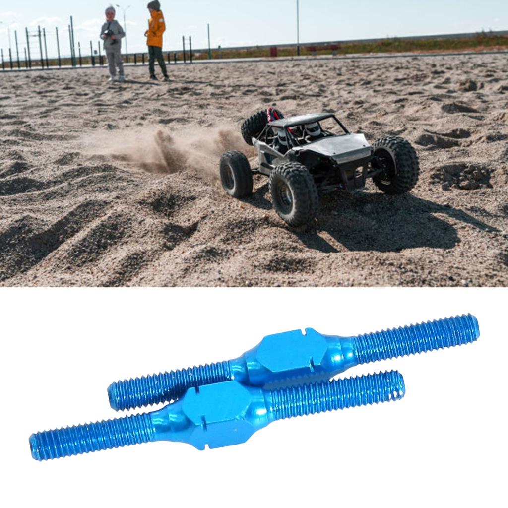 2pcs Aluminum Turnbuckle Shaft 3x32mm Lightweight Rod Linkage For Remote Control Model Cars Accessories