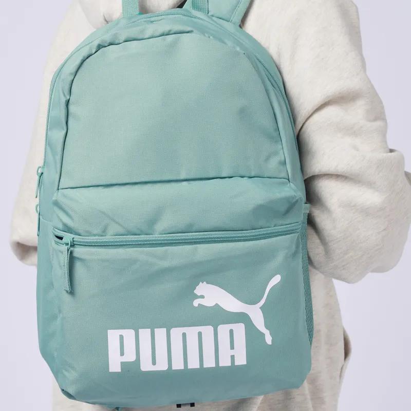 PUMA Fabric Backpack Unisex Ore Blue (Unisex) Backpacks 075487 76
