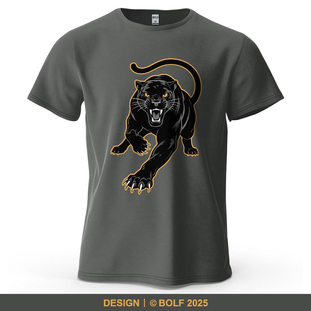 Black Panther Fierce Printed Men's T-Shirt Oversized Cool Graphic Tees for Women Tops Tees Streetwear
