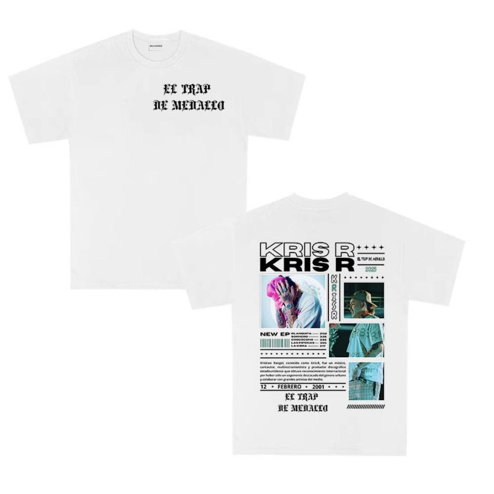 Rapper Kris R Return To The Trap Album T Shirts Men Summer Fashion O-Neck T-shirt Unisex Gothic Tees Streetwear