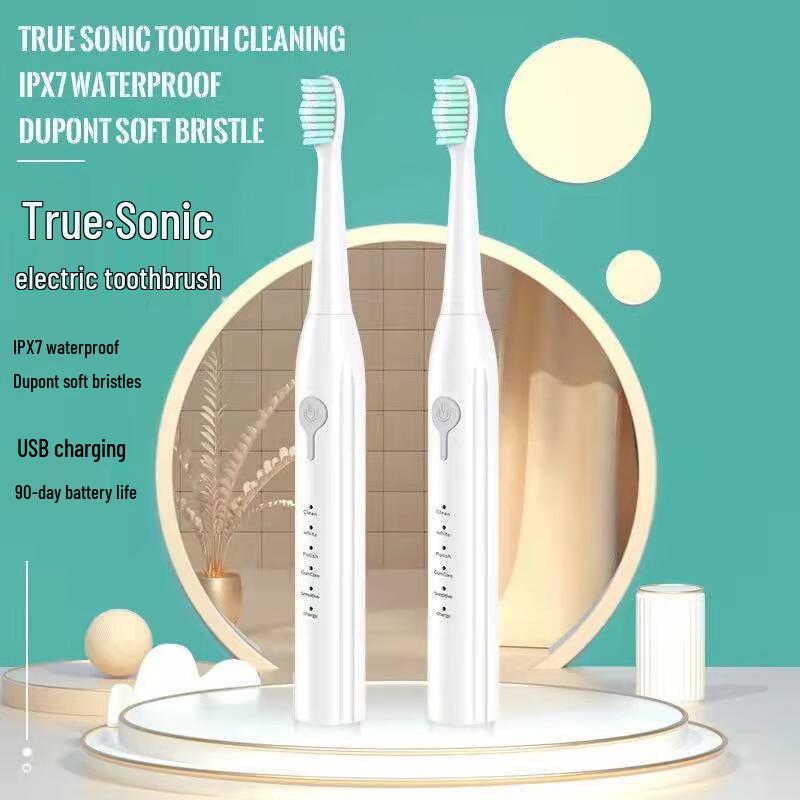 Shangheng Sonic Electric Toothbrush for Adults CN Plug (adapter Included)