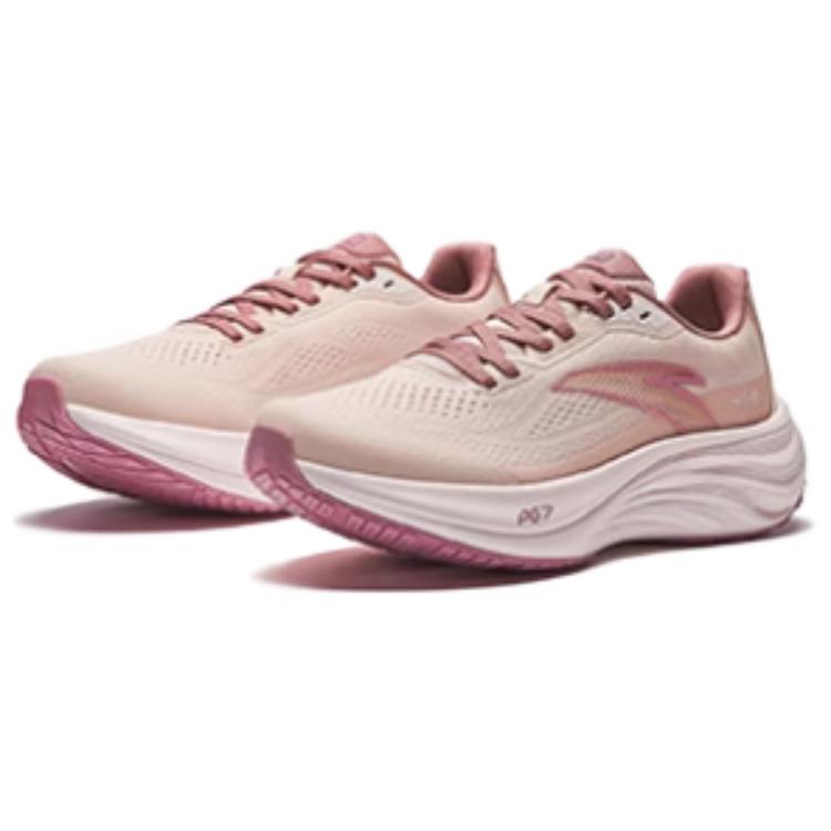 New Anta Travel Step 1.5 Slip Resistant, Abrasion Resistant, Breathable Low Top Casual Sprint Running Shoes Women's Pink 122515508-6