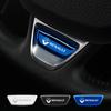 Car Steering Wheel Emblem Sticker Accessories For Renault Clio Megane Captur Master Logan Kangoo Trafic Duster Sandero Sport Z111