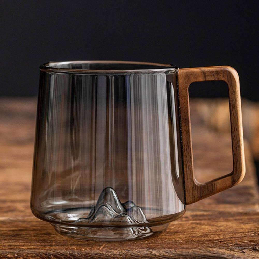 Internal Mountain Protrusion Water Drinking Cup Large Capacity Tea Cup Household Glass Cup  Gift