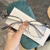 Vintage Square Women Short Sight Glasses Ultralight Half Frame Retro Myopic Anti-blue Light Male Business Near Sight Glasses