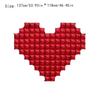 Love Heart Shaped Valentine's Day Balloon DIY Aluminum Film Aluminum Foil Balloons Large Inflatable Love Balloon Valentine's Day