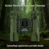 High-Definition 10x25 Camouflage Binoculars with Night Vision, Compact and Easy to Carry for Outdoor Use