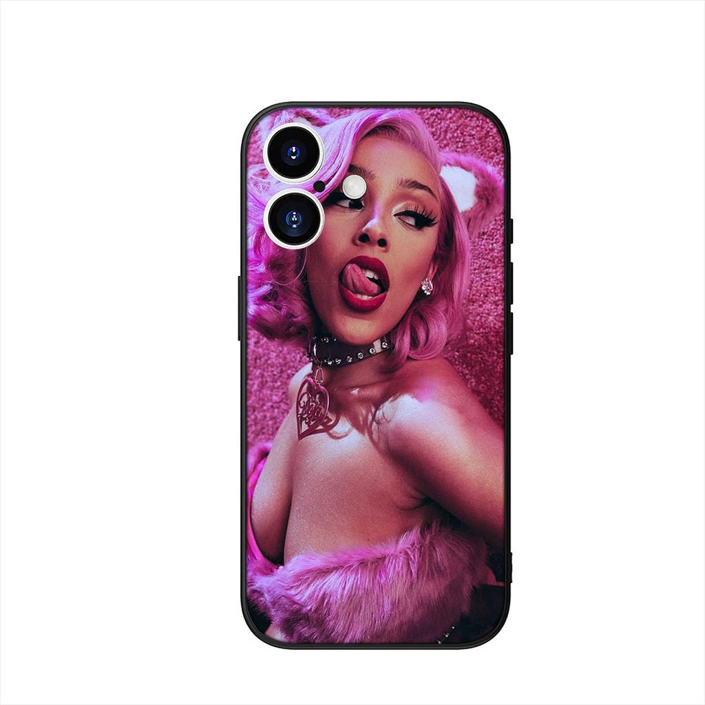 Phone Cover for Samsung Galaxy A55 A54 A25 A36 A17 A26 A35 A33 A34 A14 A37 S8 S9 S20 S21 FE S10 Plus Case Doja Cat Casing