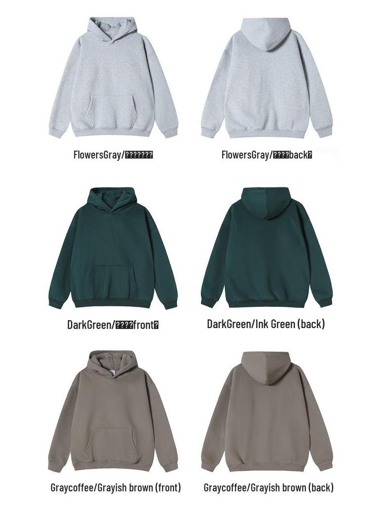 2025 Versatile Solid Color Loose Hooded Sweatshirt for Women - Korean Style Fleece Long Sleeve Jacket (Spring/Autumn)