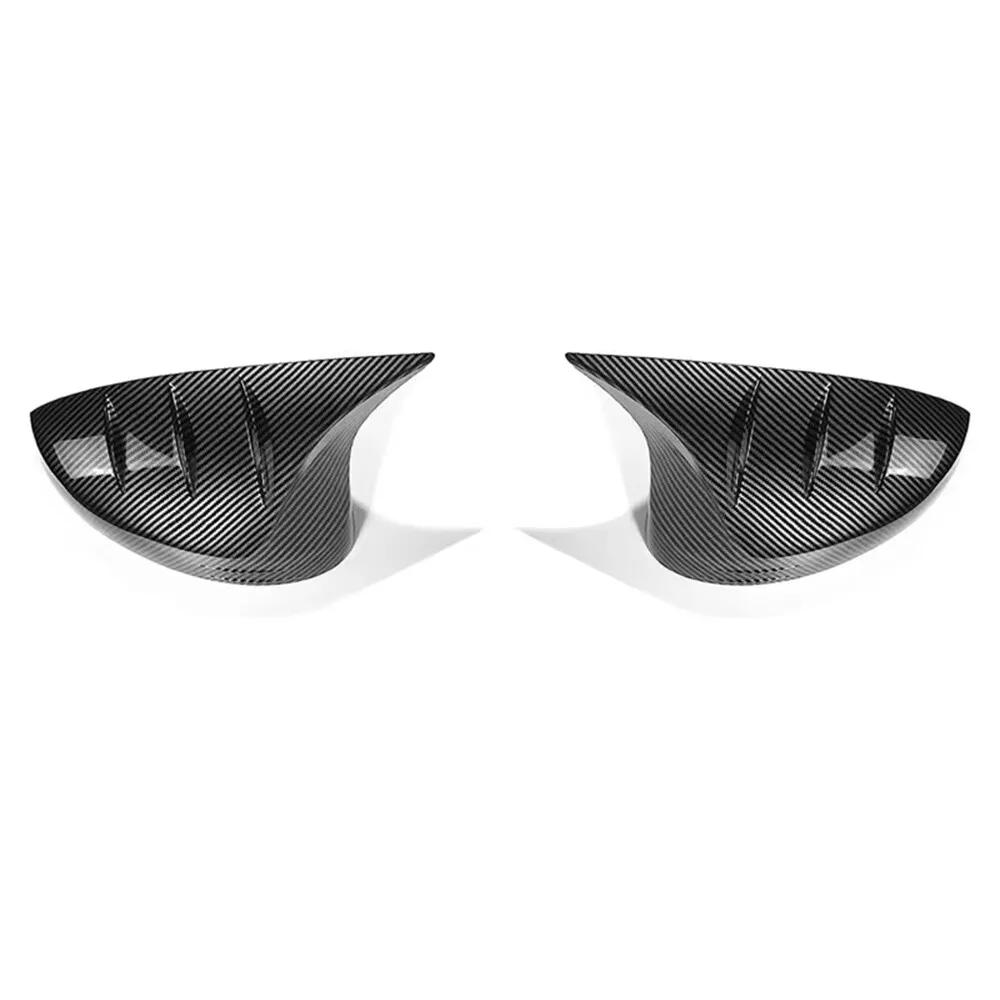For Honda Civic 11th 2024 Car Sticker Rearview Side Mirror Cover Wing Cap Exterior Door Rear View Case Trim Carbon ABS