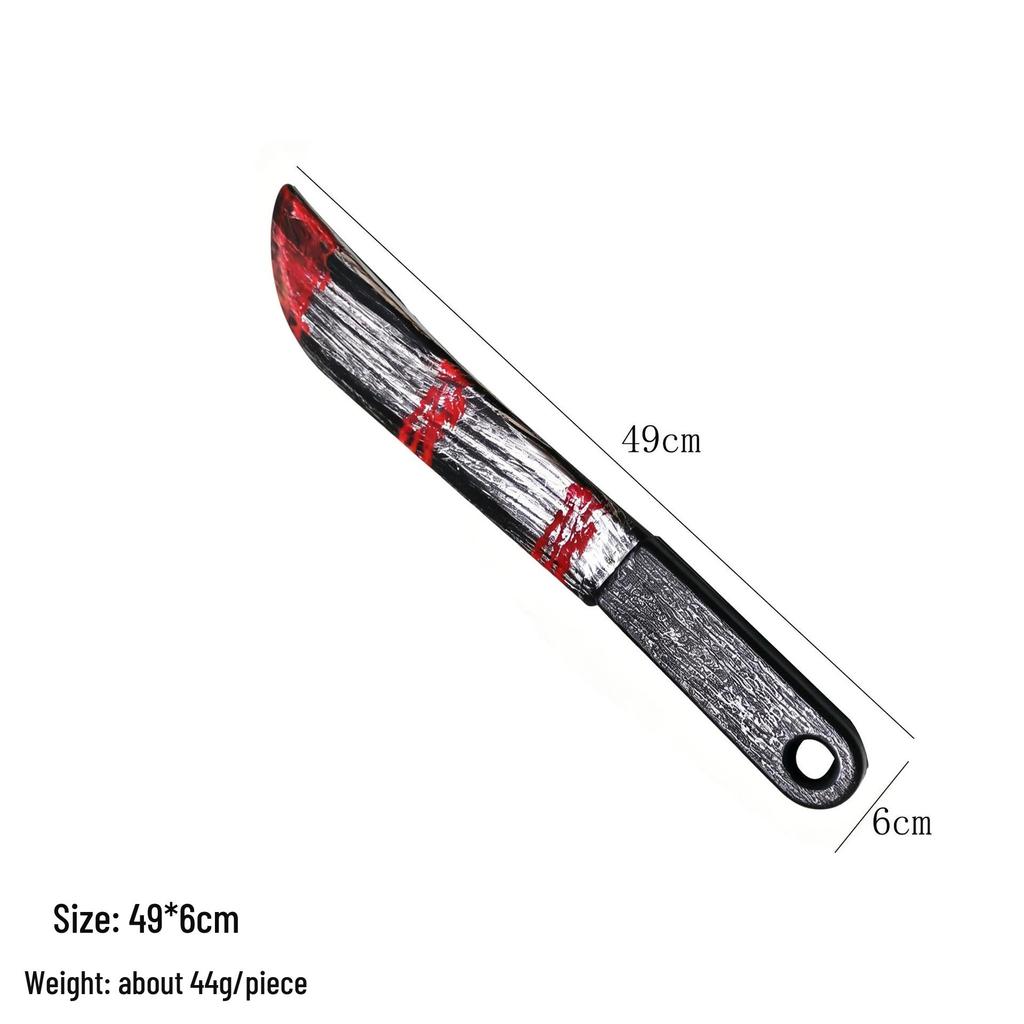 Halloween Blood-Tipped Decorative Knife for Prank and Ghost Festival