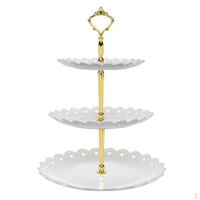 Cupcake Stand Dessert Fruit Candy Display Tower for Kids Birthday Tea Shower Serving Tray