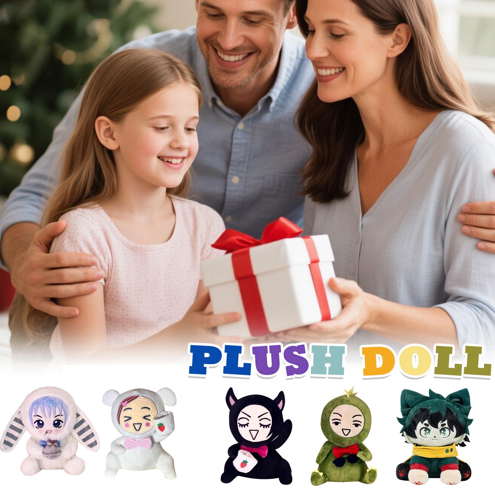 

Плюшевая кукла, Игрушка в подарок, Мультфильм, Детская тряпичная кукла, Детская подарочная подушка(Нет стандарта) One Size