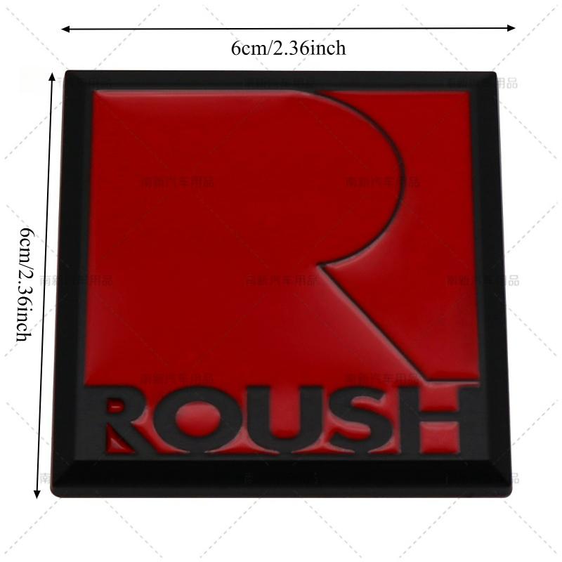 1Pc 3D Metal Roush Performance Badge Sticker Body Grill Trunk Emblem Decal for GT 500