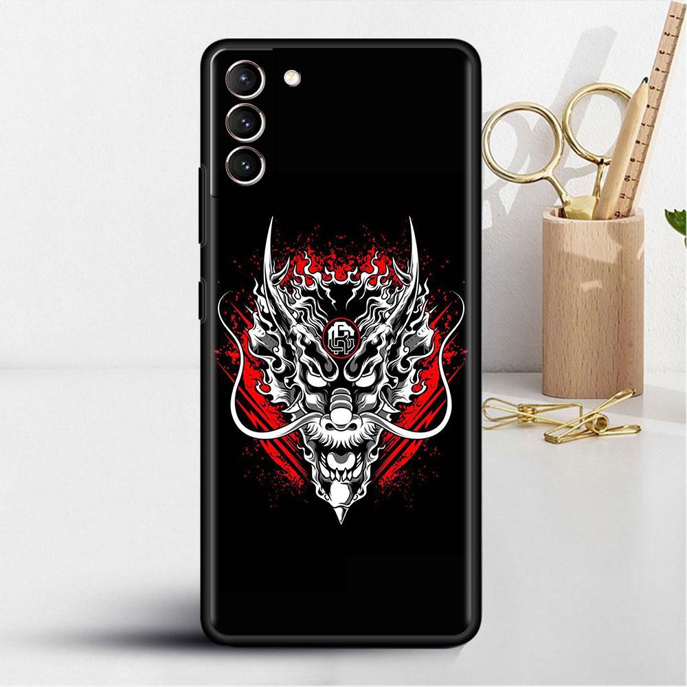 Case For Samsung Galaxy S22 S20 Ultra S21 FE S10 S9 Plus Note 20 10 Lite 9 Soft Phone Cover Shell Dragon Animal