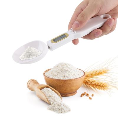 Digital Spoon Scale, 500G Capacity, 0.1G Rdability, LCD Display with Tare Mode Hold Functions for Msuring , Flour, Crm, T When