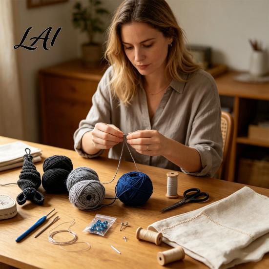 Set Uncinetto e Filo Kit Girandola Vento Pipistrello Artigianato Spirale Fai da Te Maglia Facile Decorazione di Halloween Kit per Artigianato per Adulti Ciondolo Regalo Fatto a Mano