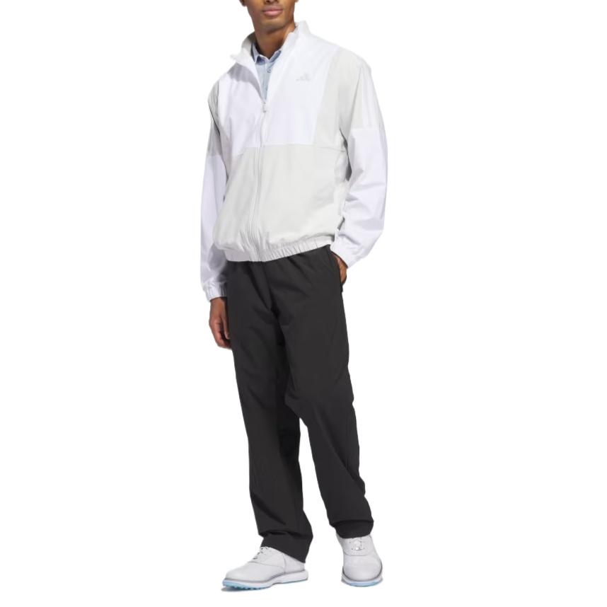Adidas Beyond Twistweave Spliced Warm Breathable Zip Golf Jacket Men Jacket JZ9420