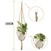 6PCS Plant Holders Macrame Plant Hanger Vintage Outdoor Pot Holder Flower