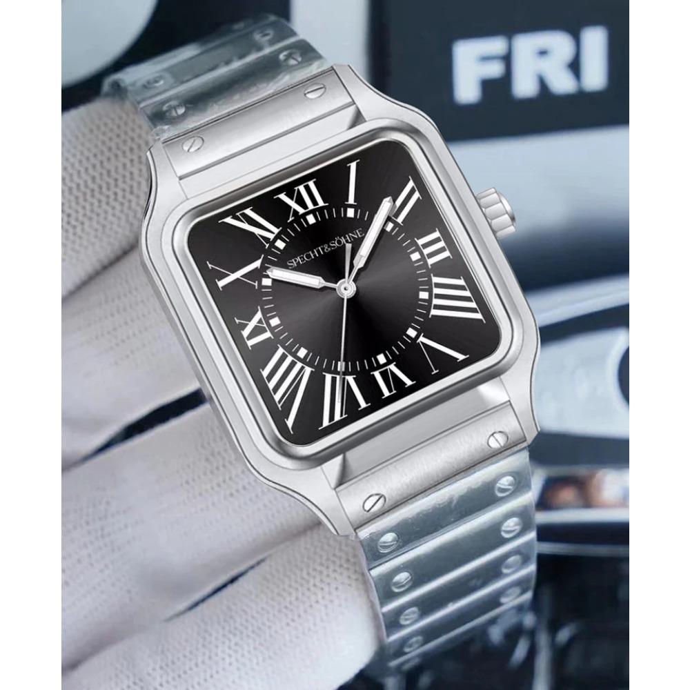 2025 New Hot Specht & Söhne Luxury 34MM Quartz Watch For Men & Women Watches Super Thin Steel Sapphire Crystal 50M Waterproof