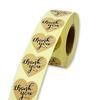 50pcs Heart Thank You Stickers1inch Floral Seal Labels Cute Paper Stickers for Wedding Party cards envelope Stationery Stickers