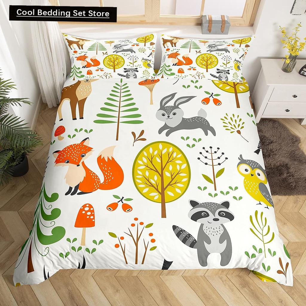 Camping Äventyr Kung Drottning Påslakan Utrustning Yxa Stock Sängkläder Set Lägereld Spade Täcköverdrag Polyester Täckeöverdrag