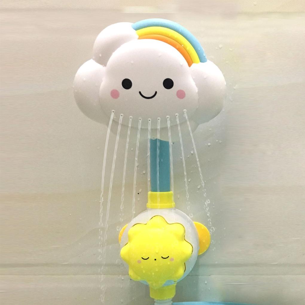 Home Children Bath Toy Kids Adorable Shower Cartoon Style Showering Wall Mounted Shower Sprayer Bathroom Accessories