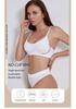 Drahtloses Push-up-Camisole-BH-Set für Damen: Nahtlose, gepolsterte, bequeme Nachtwäsche zum Schlafen, Schöner Rücken, Große Größen, Teenager