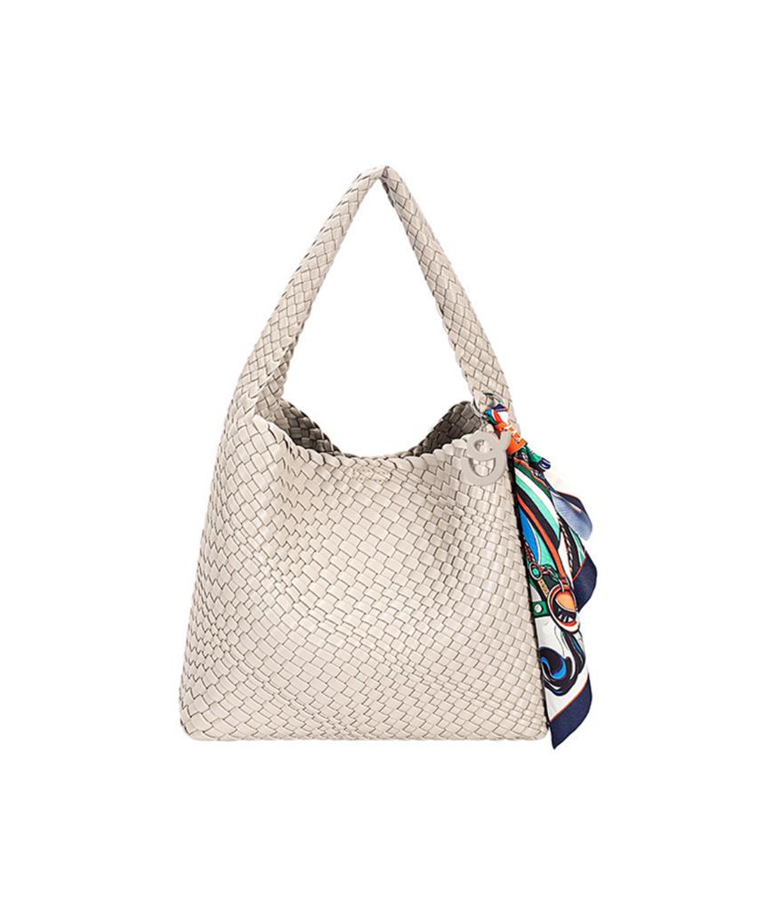 David Jones Bastille Handmade Leather Weaving Tote Shoulder Bag_Oxford Tan(Cm8275)