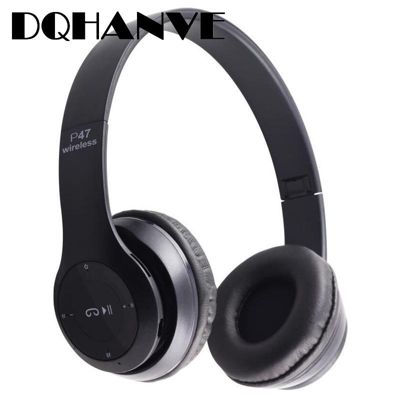 P47 Bluetooth Headphones Earphone Noise Reduction Foldable Gift Game Universal Computer Headsets