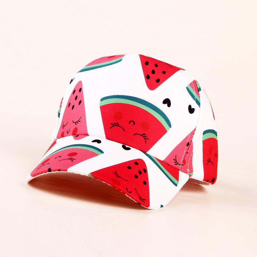 Cartoon Dinosaurs Whales Fruit Rocket Kid Baby Base Ball Cap Animal Image Printing Spring Summer Sunshade Hat