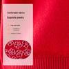 Women's 100% Merino Wool Embroidered Half-High Collar Sweater