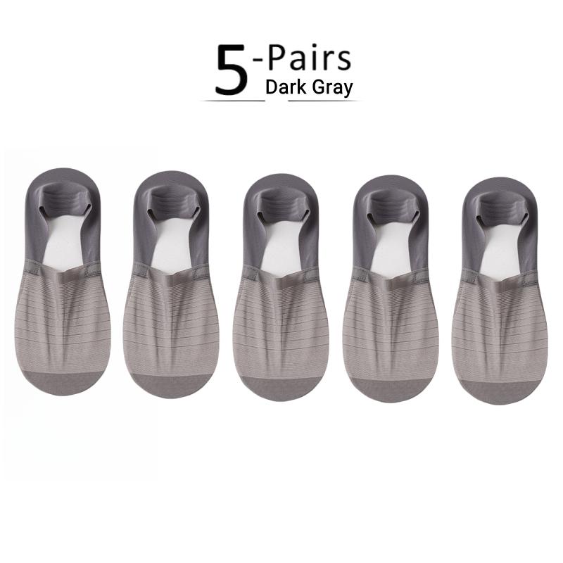 Men's Mesh Breathable No-Show Socks Ultra Lightweight Invisible Athletic Casual Socks for Sports Gym Running  (1 Pair / 5 Pairs)