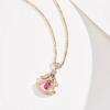 New Full Diamond Necklace for Women, Fashionable, Light Luxury, Elegant, High End, Clavicle Chain
