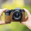 Genuine Leather Camera Base Case Fujifilm X-S20 X-S10 X-H2 X-H2S Compact Mirrorless Cameras Handheld Protective Sleeve