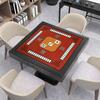 Tappetino Mahjong Spesso Silenzioso Effetto 3D Forte Assorbimento d'Acqua Ricamo Raffinato Antiscivolo Quadrato Panno Mahjong Tappetino per Tavolo da Poker Uso Domestico