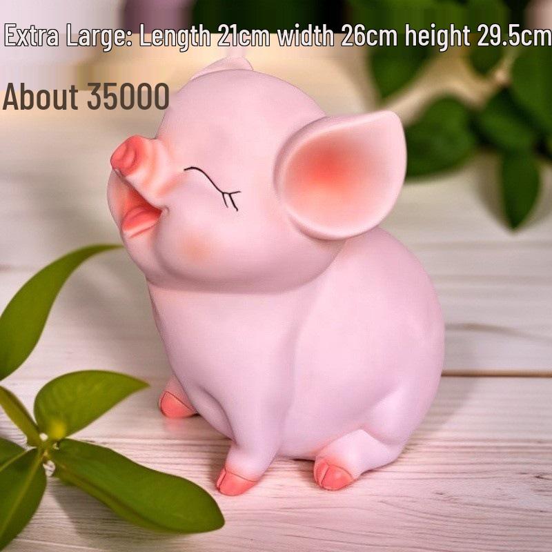 Large Cute Piggy Bank for Kids' Birthday Gifts and Desktop Decorations
