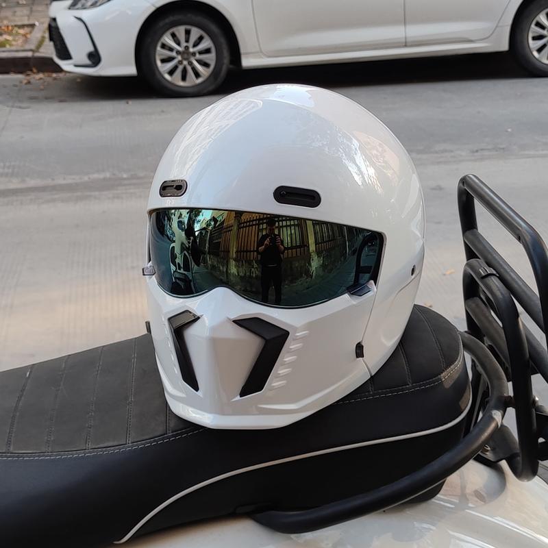 

Новий Scorpion Retro Motorcycle Cascos Moto Locomotive Personality Багатоцільовий комбінований шолом Half ML XL XXL XXXL XXXL