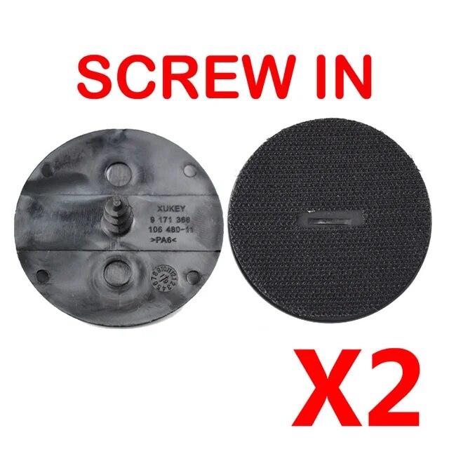 

Зажимы для напольного коврика для BMW и Mini Car, петля для крепления ковра OE 07149166609 9171368 106480 Зажим для наклейки 1 3 серии 5 F10 F11 X5 Screw in чёрный